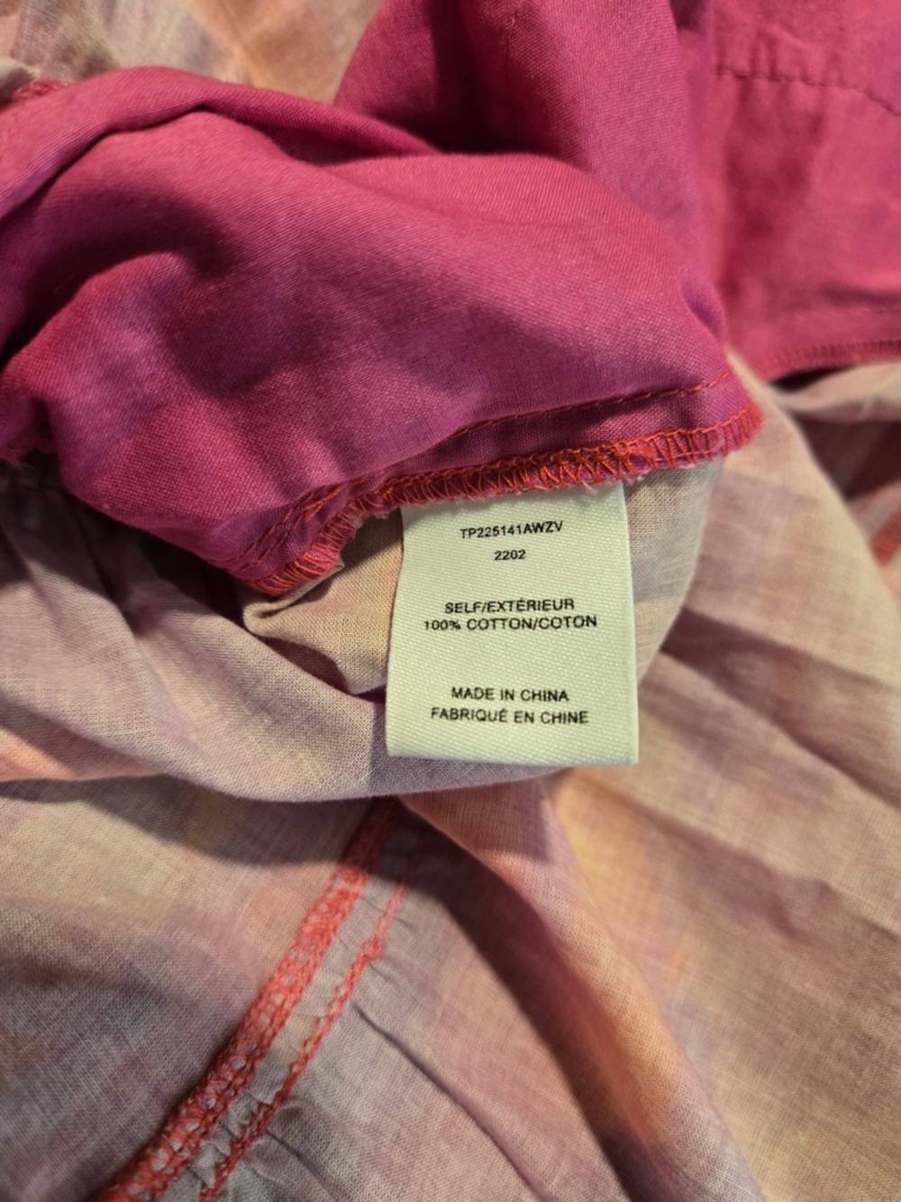 Derek Lam I.O Crosby Tie Dye Maxi Dress Pink Purple Boho Smocked 4 - Picture 8 of 9